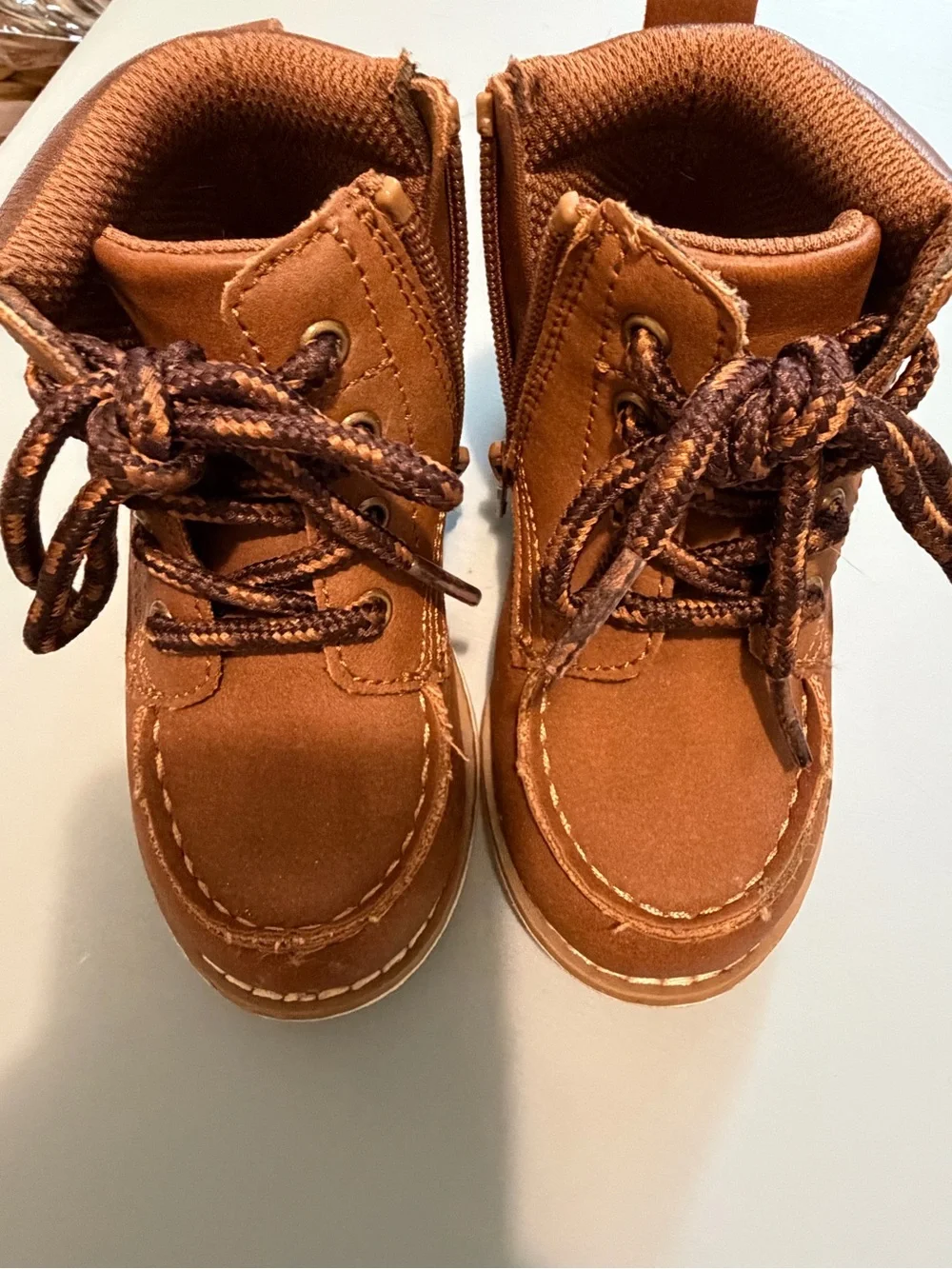 Baby/Toddler Brown Leather Boots 6C